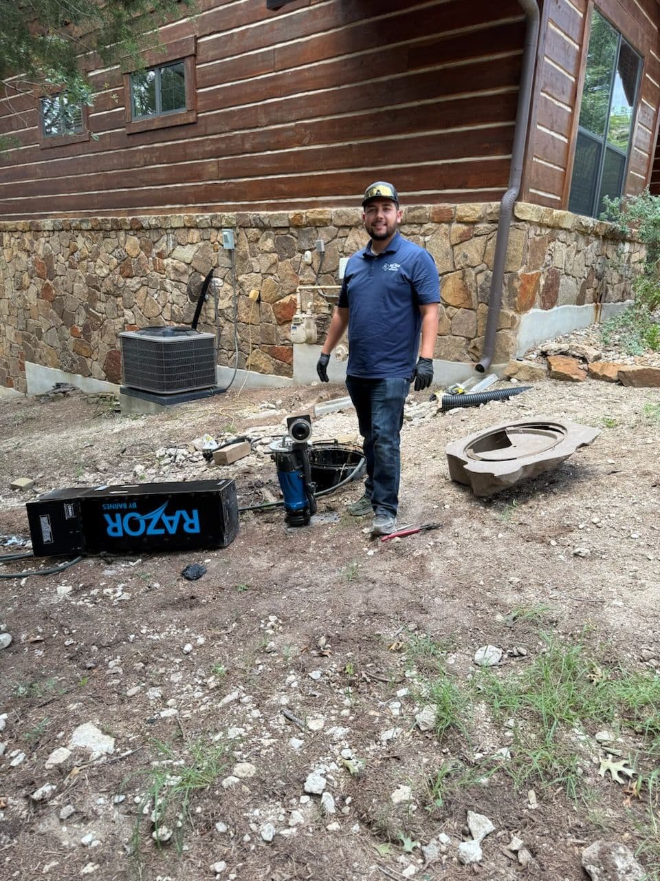 Project Grinder Pump Replacement in Jonestown TX image